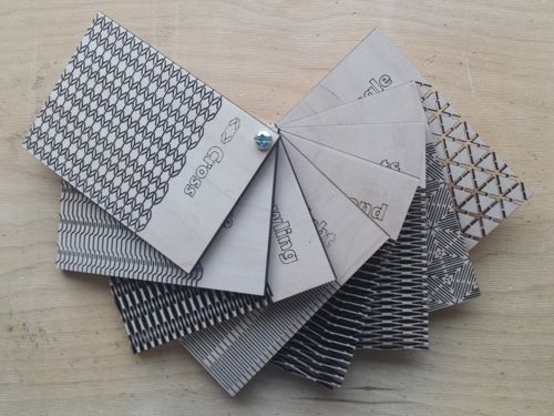 طرح الگوی شش ضلعی لولا زنده برای برش لیزری - hex pattern living hinge template for laser cut - برای دستگاه CNC چوب و لیزر (سی ان سی)