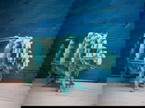 طرح قفسه اسب قفسه برای برش لیزری - hippo shelf for laser cutting ve - برای دستگاه CNC چوب و لیزر (سی ان سی)