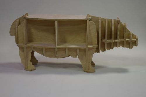 طرح میز هیپو - hippo table - برای دستگاه CNC چوب و لیزر (سی ان سی)