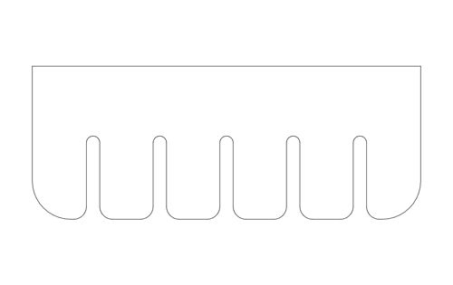 طرح نگهدارنده اسلات صادرات - holder slots export - برای دستگاه CNC چوب و لیزر (سی ان سی)