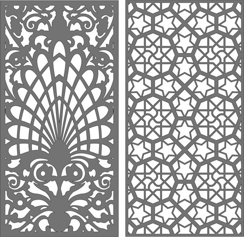 طرح honeycomb-bulkhead-design-seamless-separator-jali-pattern-for-laser-cut-ve