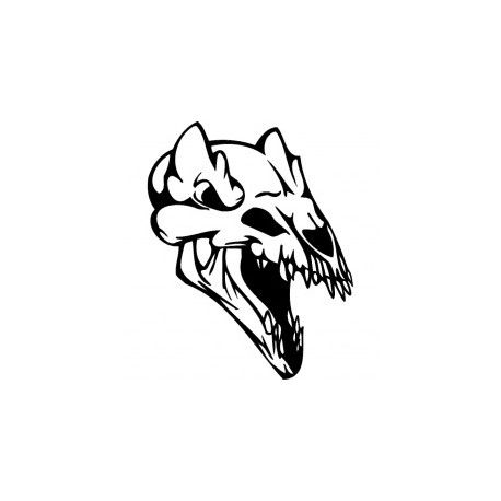 طرح جمجمه ترسناک سر پرنده 00 - horror skull bird head 001 - برای دستگاه CNC چوب و لیزر (سی ان سی)