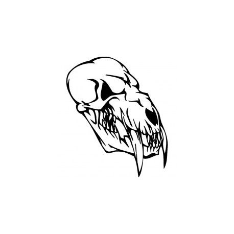 طرح جمجمه ترسناک سر پرنده 007 - horror skull bird head 007 - برای دستگاه CNC چوب و لیزر (سی ان سی)