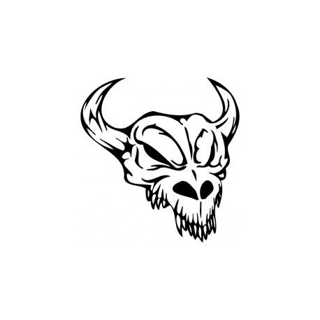 طرح جمجمه ترسناک سر پرنده 009 - horror skull bird head 009 - برای دستگاه CNC چوب و لیزر (سی ان سی)