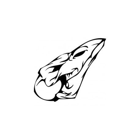 طرح جمجمه ترسناک سر پرنده 0 4 - horror skull bird head 014 - برای دستگاه CNC چوب و لیزر (سی ان سی)