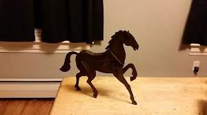 طرح پازل سه بعدی اسب میلی متری - horse 3d puzzle 2mm - برای دستگاه CNC چوب و لیزر (سی ان سی)