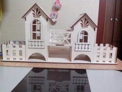 طرح مدل مونتاژ خانه برای برش لیزر cnc - house assembly model for laser cut cnc - برای دستگاه CNC چوب و لیزر (سی ان سی)
