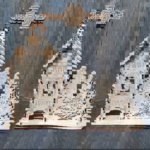 طرح دکوراسیون خانه برای برش لیزری - house decoration layout for laser cutting ve - برای دستگاه CNC چوب و لیزر (سی ان سی)