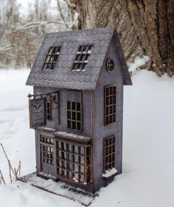 طرح خانه‌ای در فیلم هری پاتر برش لیزری نیاز به سی‌ان‌سی - house in harry potter movie for laser cut cnc - برای دستگاه CNC چوب و لیزر (سی ان سی)