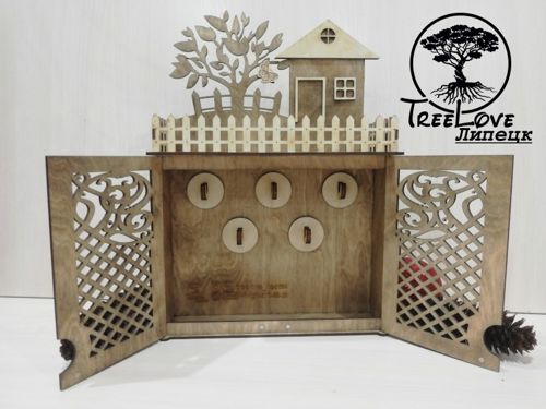 طرح خانه‌دار برای برش لیزری - housekeeper for laser cutting ve - برای دستگاه CNC چوب و لیزر (سی ان سی)