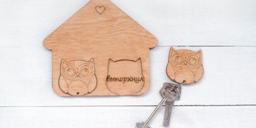 طرح جغدهای خانه‌دار برای برش لیزری - housekeeper owls for laser cut ve - برای دستگاه CNC چوب و لیزر (سی ان سی)