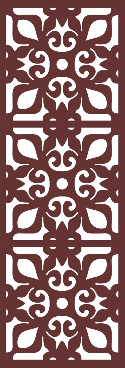 طرح قوس گل کوره آهنی برای برش لیزری - iron arches floral grill design for laser cutting - برای دستگاه CNC چوب و لیزر (سی ان سی)