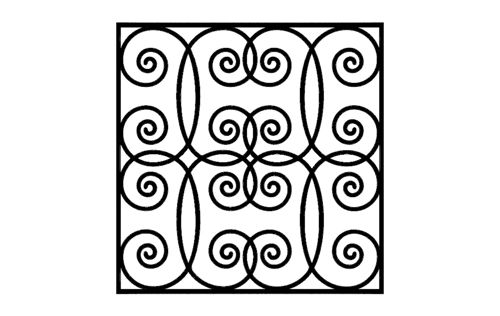 طرح آهن کاری مشبک طراحی - ironwork grilles designa - برای دستگاه CNC چوب و لیزر (سی ان سی)