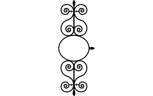طرح آهن‌آلات الگو - ironwork pattern - برای دستگاه CNC چوب و لیزر (سی ان سی)