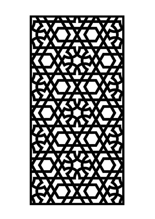طرح هنر اسلامی هنر - islamic art - برای دستگاه CNC چوب و لیزر (سی ان سی)