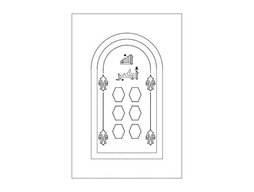 طرح الگوی اسلامی - islamic pattern - برای دستگاه CNC چوب و لیزر (سی ان سی)