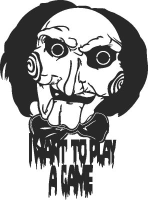 طرح من می‌خواهم یک بازی با اره بازی کنم - i want to play a game saw - برای دستگاه CNC چوب و لیزر (سی ان سی)