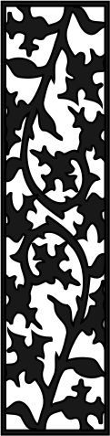 طرح جلی شکوفایی گل طراحی الگوی - jali design flourishing floral design pattern ve - برای دستگاه CNC چوب و لیزر (سی ان سی)