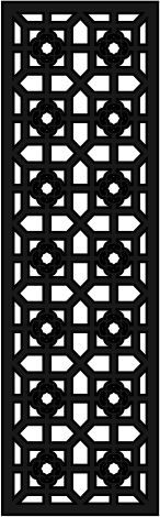طرح طراحی جالی گریل دکوراسیون صفحه الگوی - jali design grill decoration screen pattern ve - برای دستگاه CNC چوب و لیزر (سی ان سی)