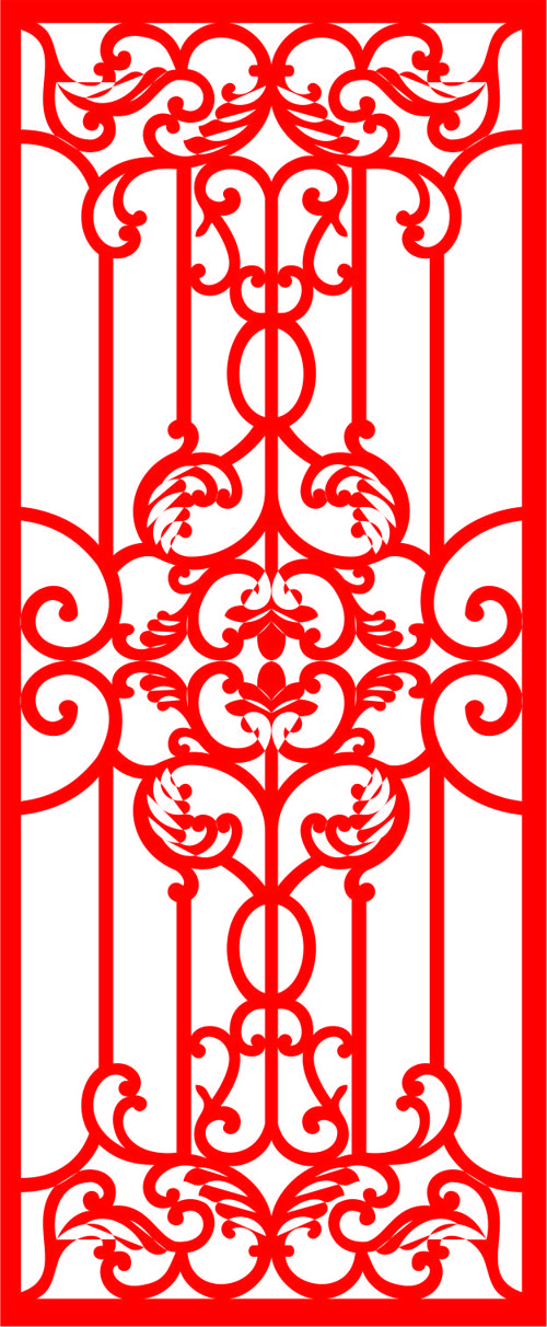 طرح الگوی الهام گرفته از جالی صفحه - jali inspired pattern screen ve - برای دستگاه CNC چوب و لیزر (سی ان سی)