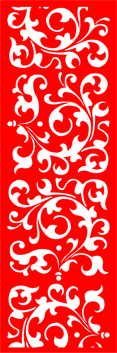 طرح الگوی صفحه الهام گرفته از جالی - jali inspired screen pattern ve - برای دستگاه CNC چوب و لیزر (سی ان سی)