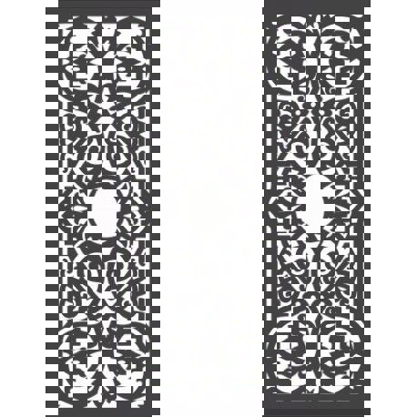 طرح طراحی الگوی جالی دکور - jali pattern design decor 454 - برای دستگاه CNC چوب و لیزر (سی ان سی)