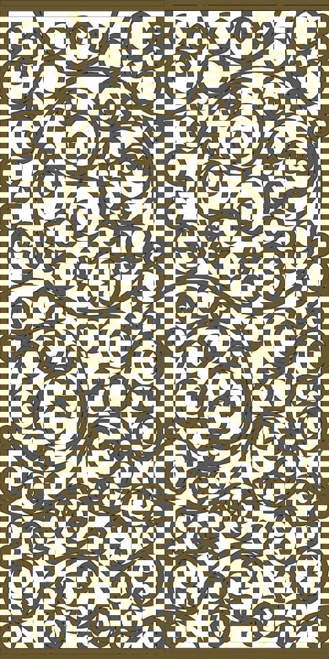 طرح طراحی الگوی جالی دکور 3 - jali pattern design decor x13 - برای دستگاه CNC چوب و لیزر (سی ان سی)