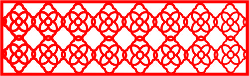 طرح طراحی الگوی خالی - jali pattern design ve - برای دستگاه CNC چوب و لیزر (سی ان سی)