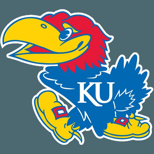 طرح وکتور لوگو برای برش - kansas jayhawks logo - برای دستگاه CNC چوب و لیزر (سی ان سی)
