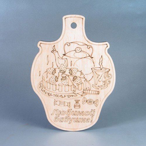 طرح تخته آشپزخانه برای برش لیزری - kitchen board 3 for laser cut - برای دستگاه CNC چوب و لیزر (سی ان سی)