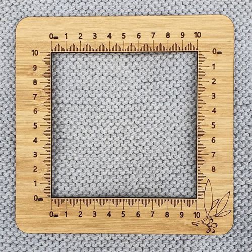 طرح بافتنی کشش مربع گیج برای برش لیزری - knitting tension square gauge for laser cutting ve - برای دستگاه CNC چوب و لیزر (سی ان سی)