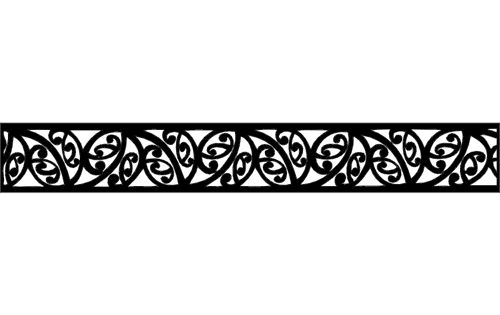طرح وکتور الگوی برشی برای برش - kowhai pattern design - برای دستگاه CNC چوب و لیزر (سی ان سی)
