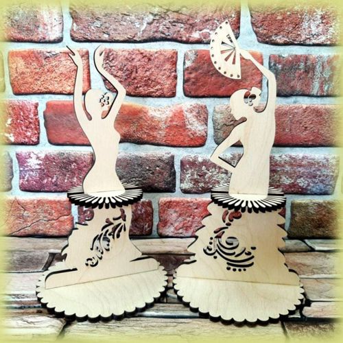 طرح جا نگهدارنده دستمال خانمی 6mm برش لیزری - lady napkin holders 6mm laser cutting ve - برای دستگاه CNC چوب و لیزر (سی ان سی)
