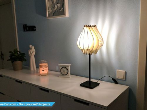طرح برش لیزری لامپی هزینه - lamp laser cutting ve - برای دستگاه CNC چوب و لیزر (سی ان سی)