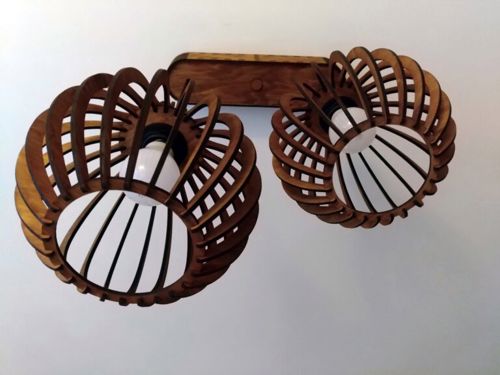 طرح لامپ برای برش لیزری - lamp layout for laser cut ve - برای دستگاه CNC چوب و لیزر (سی ان سی)