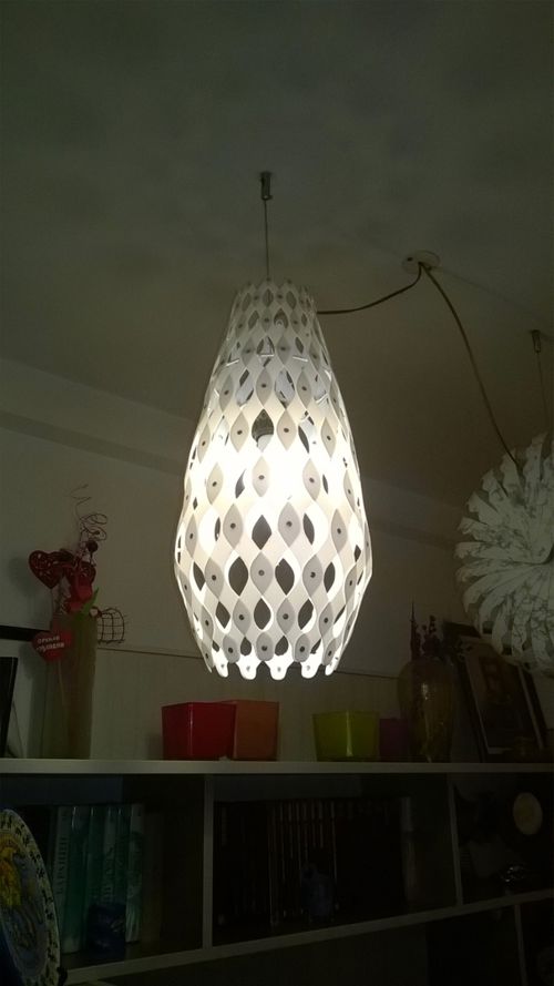 طرح آباژور اکریل میلی‌متر رنگ - lamp shade acril 1 mm - برای دستگاه CNC چوب و لیزر (سی ان سی)