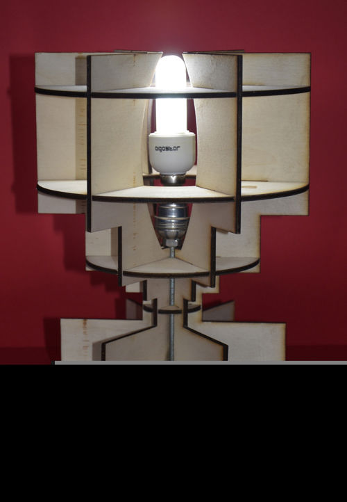 طرح لامپ لاری - lari lamp - برای دستگاه CNC چوب و لیزر (سی ان سی)