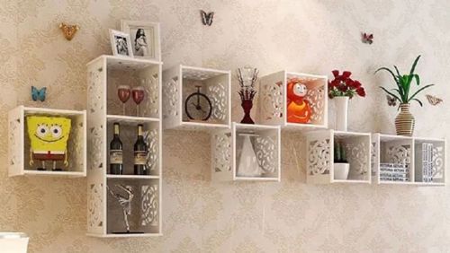 طرح دانلود قفسه دیواری دو بعدی برش لیزری - laser cut 2d wall shelf download - برای دستگاه CNC چوب و لیزر (سی ان سی)