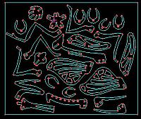 طرح برش لیزری سه بعدی پازل آدمک mm قالب - laser cut 3d puzzle mantis 3mm template - برای دستگاه CNC چوب و لیزر (سی ان سی)