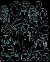 طرح قالب پازل موسکا برش لیزری سه بعدی - laser cut 3d puzzle musca template - برای دستگاه CNC چوب و لیزر (سی ان سی)