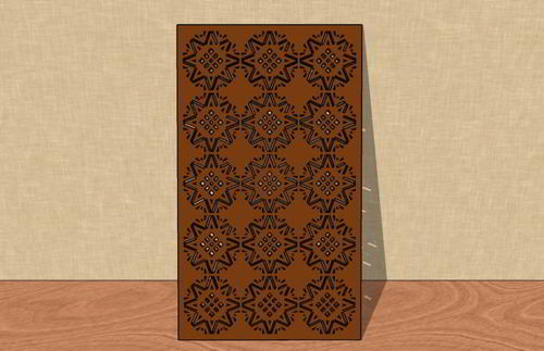 طرح برش لیزری انتزاعی گریل قالب - laser cut abstract grill template ve - برای دستگاه CNC چوب و لیزر (سی ان سی)