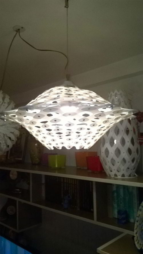 طرح لامپ آویز اکریلیک برش لیزری میلی‌متر - laser cut acrylic hanging lamp 1 mm ve - برای دستگاه CNC چوب و لیزر (سی ان سی)