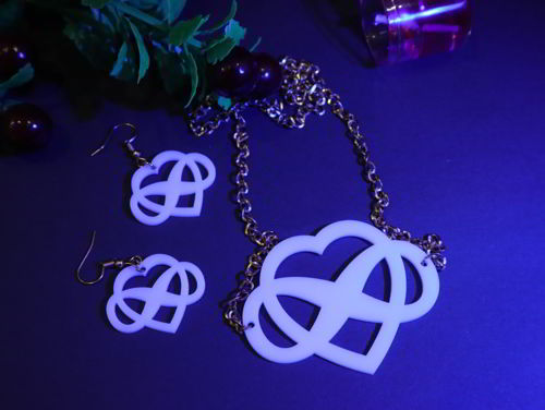 طرح برش لیزری اکریلیک جواهرات گردنبند گوشواره - laser cut acrylic jewelry necklace earrings ve - برای دستگاه CNC چوب و لیزر (سی ان سی)