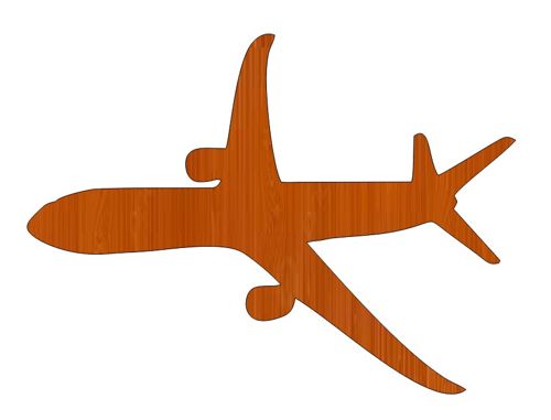 طرح برش لیزری هواپیما چوب - laser cut airplane wood cutout ve - برای دستگاه CNC چوب و لیزر (سی ان سی)