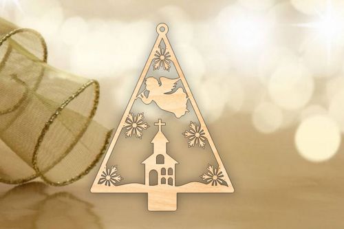طرح تزیینات کریسمس با برش لیزری فرشته نیاز به تزئین - laser cut angel bauble christmas decorations ornament ve - برای دستگاه CNC چوب و لیزر (سی ان سی)