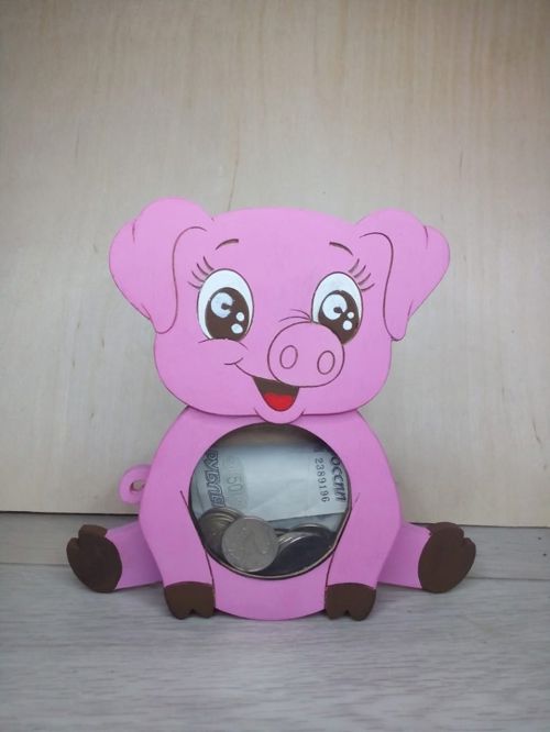 طرح برش لیزری بانک حیوانات - laser cut animal bank ve - برای دستگاه CNC چوب و لیزر (سی ان سی)