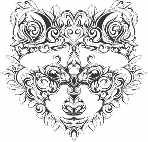 طرح برش لیزری حیوانات گربه خط هنر - laser cut animal cat line art - برای دستگاه CNC چوب و لیزر (سی ان سی)