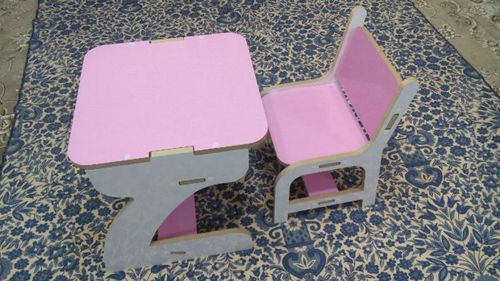 طرح صندلی و میز کودک برش لیزری هزینه - laser cut baby chair and table ve - برای دستگاه CNC چوب و لیزر (سی ان سی)