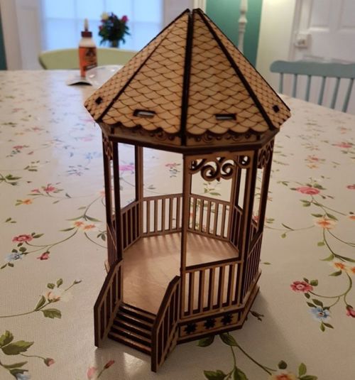طرح مدل پایه دستبند برش لیزری - laser cut bandstand model ve - برای دستگاه CNC چوب و لیزر (سی ان سی)