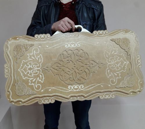طرح سیخ‌های کباب‌پزی برش لیزری تزئینی چوبی جعبه نگهداری - laser cut barbecue skewers decorative wooden storage box - برای دستگاه CNC چوب و لیزر (سی ان سی)